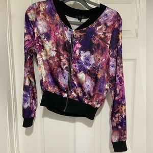 Lightweight Purple and Black Jacket